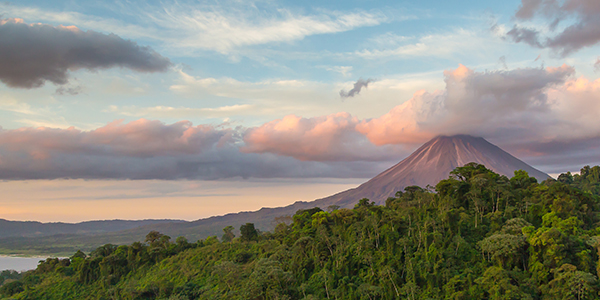 Coucher de soleil Arenal Costa Rica