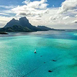 Polynésie eau turquoise
