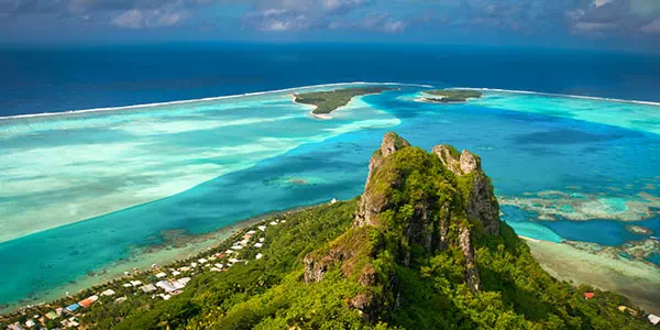 Polynésie vue ocean